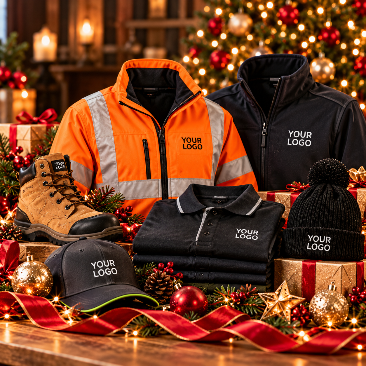 Branded uniforms and workwear for Christmas 2026 by WISE Promotions
